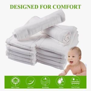 6 Cloth Diapers, NEW